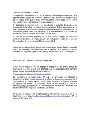 diu (dispositivo intrauterino)