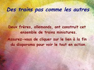 Une maquette de trains extraordinaire !!!