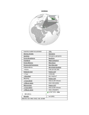GEORGIA - ANÁLISIS POLÍTICO
