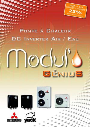 la gamme air/eau Modul'O Génius
