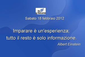 Orientamento classi Quinte - itc falcone corsico.18 febbraio 2012