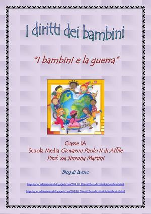 I bambini in guerra - nei loro panni