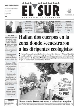 El Sur 18 de febrero de 2012