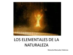 LOS ELEMENTALES DE LA NATURALEZA