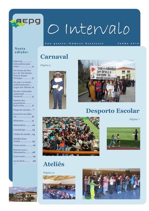 Jornal "O Intervalo" - Ano 5 - n.º 16 - junho 2010