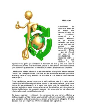 DICAM: Diccionario Contable Ambiental