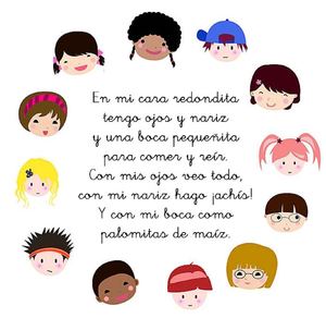 poema dibujos caritas