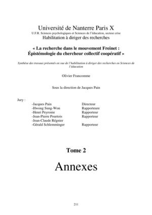 La recherche dans le mouvement Freinet : épistémologie du chercheur collectif coopératif