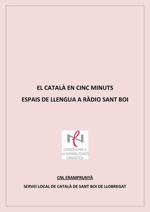 El català en cinc minuts