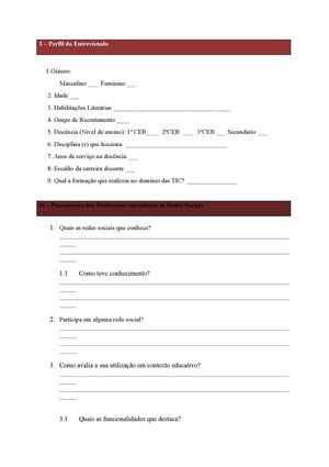 Guião de entrevista