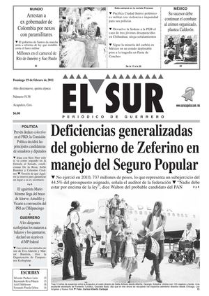 El Sur 19 de febrero de 2012