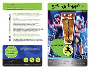 SCRAP•ARTS•MUSIC: Programme Booklet (2013)