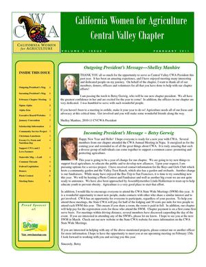 February 2012 Newsletter