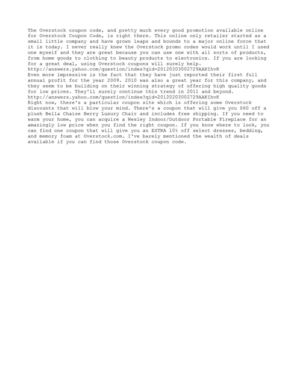 Overstock Coupon Code