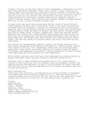 Pind Da Bulawa @ Suresh Gyan Vihar University