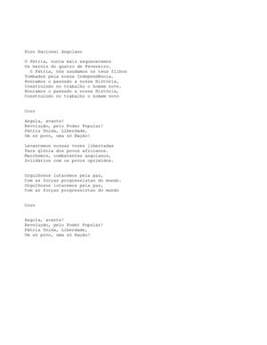 hino nacional de angola