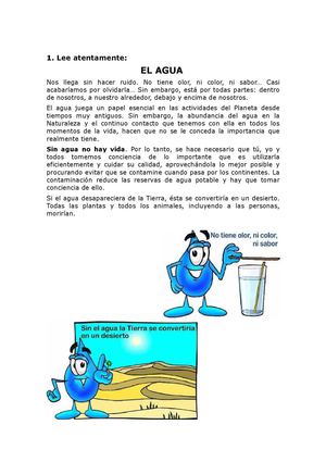 El agua