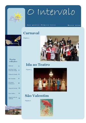 Jornal "O Intervalo" - Ano 4 - n.º 13 - março 2009