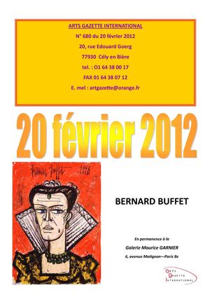Arts Gazette International - N°680 du 20 Février 2012