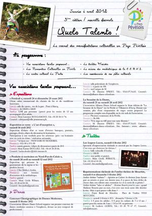 Agenda culturel - 2012
