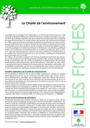 05 - Charte de l'environnement 2005