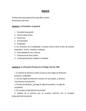 la posesion precaria