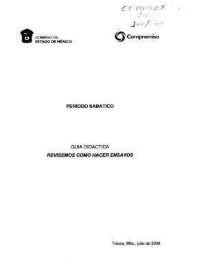 Guía didáctica, revisemos como hacer ensayos