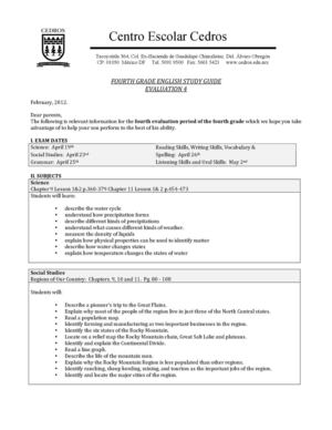 Study Guide Evaluation 4.1