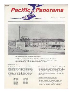 The Official Pacific Air Lines Newspaper / Volume 1 #4