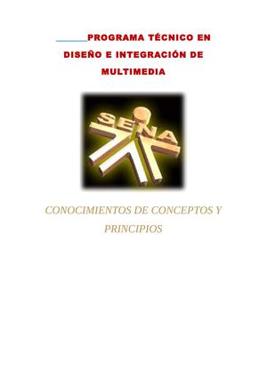 conocimiento de conceptos y principios. (1)