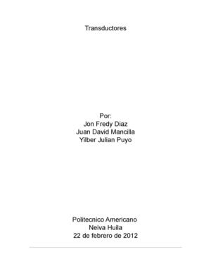 Trandusctore y calases