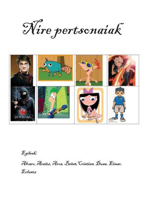 Nire pertsonaiak 1