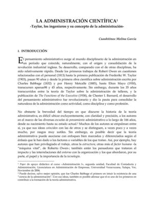 Administración científica