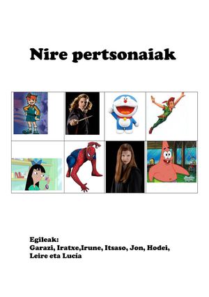 Nire pertsonaiak 2