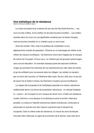 Purge - Texte inédit - Texte 5