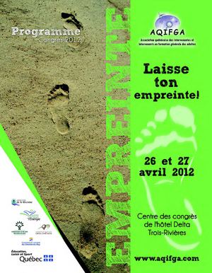 Programme 2012 - Congrès de l'AQIFGA
