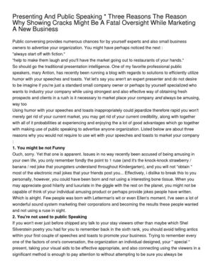 Presenting And Public Speaking _ Three Reasons The Reason Why Showing Cracks Might Be A Fatal Oversight While Marketing A New Business