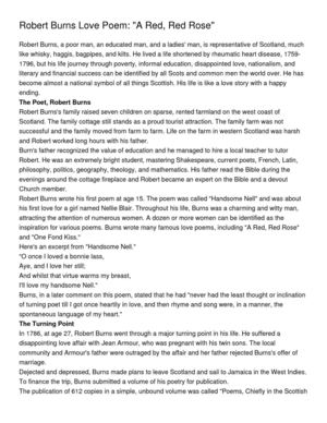 Robert Burns Love Poem_ _A Red, Red Rose_