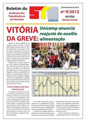 Boletim STU 09/2012 - 16 de Fevereiro