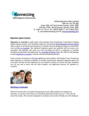 Migration Agent Sydney