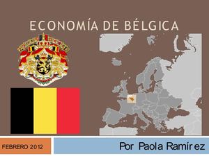 Economía de Bélgica