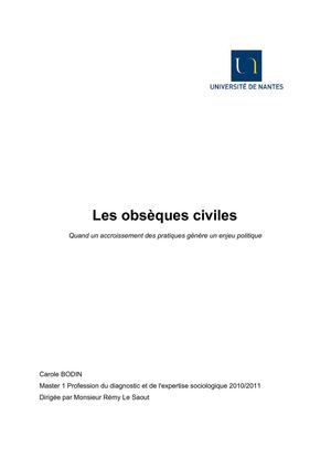 22.02.12 - Obsèques civiles à Nantes : mémoire de Carole Bodin