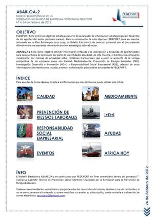 Boletín ABARLOA-2 nº 4 (24 de febrero de 2012)