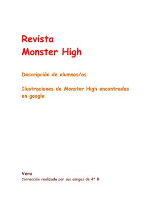 revista Monster High