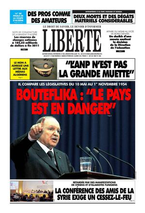 Liberte du 25 Février 2012