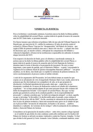 VINDICTA O JUSTICIA