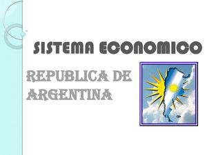 Sistema Economico de Argentina