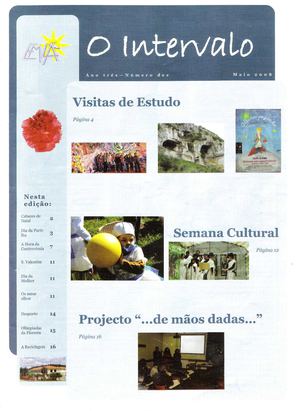 Jornal "O Intervalo" - Ano 3 - n.º 10 - maio 2008