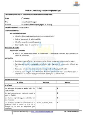 MODELO DE UNIDAD DIDACTICA