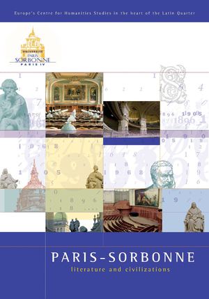 Paris-Sorbonne brochure